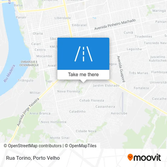 Rua Torino map
