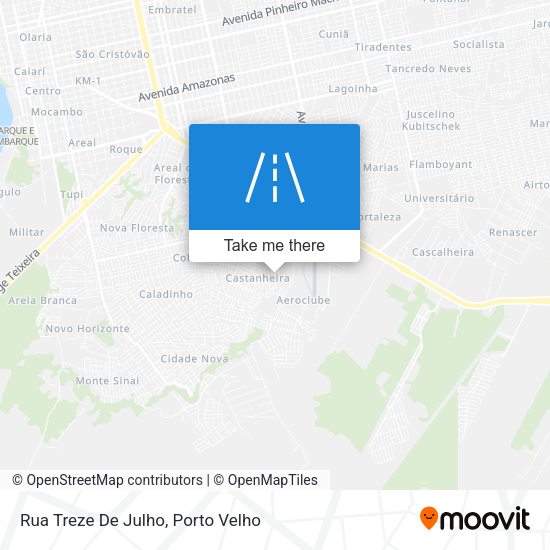 Rua Treze De Julho map
