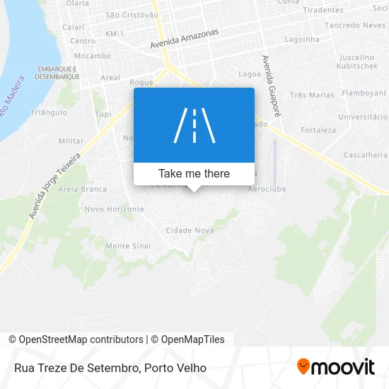 Rua Treze De Setembro map