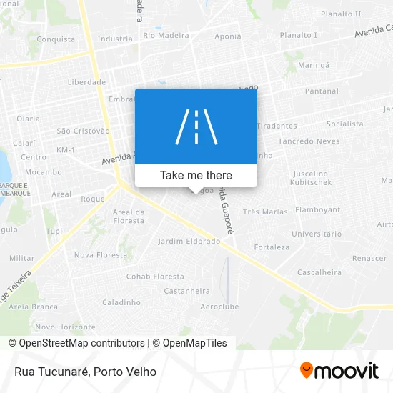 Rua Tucunaré map
