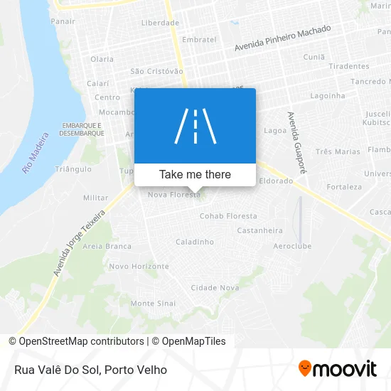 Rua Valê Do Sol map