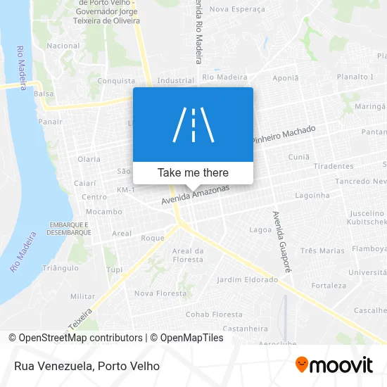 Rua Venezuela map