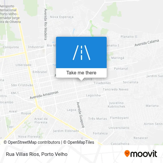 Rua Villas Rios map