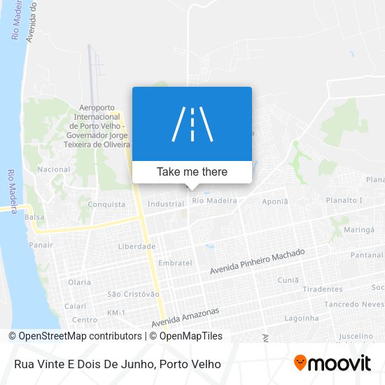 Rua Vinte E Dois De Junho map