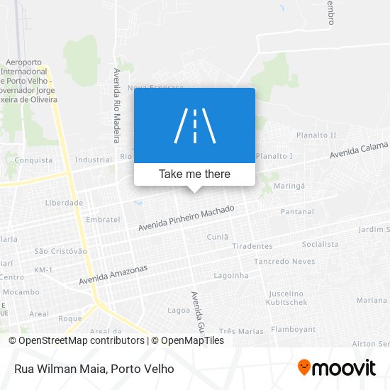 Rua Wilman Maia map