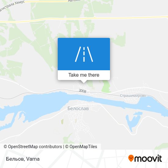 Карта Бельов