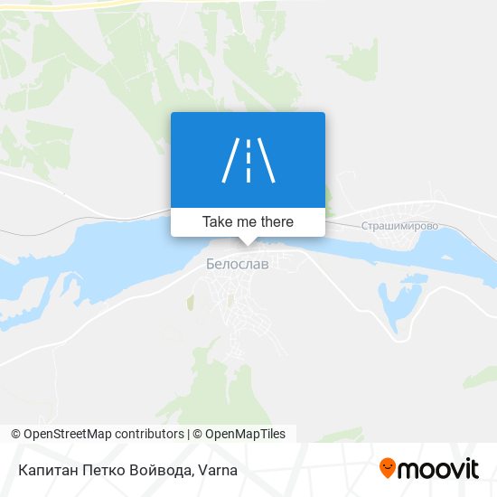 Карта Капитан Петко Войвода