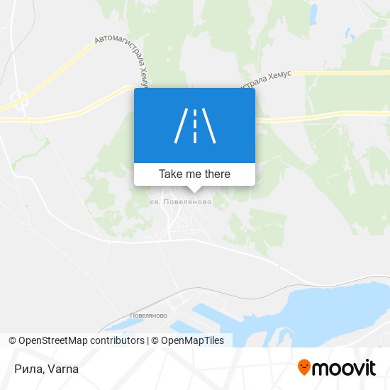 Карта Рила