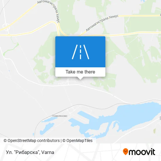Карта Ул. "Рибарска"