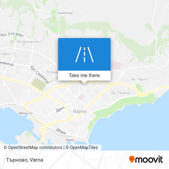 Търново map