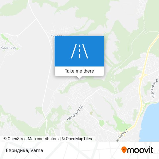 Евридика map
