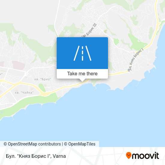 Бул. "Княз Борис I" map
