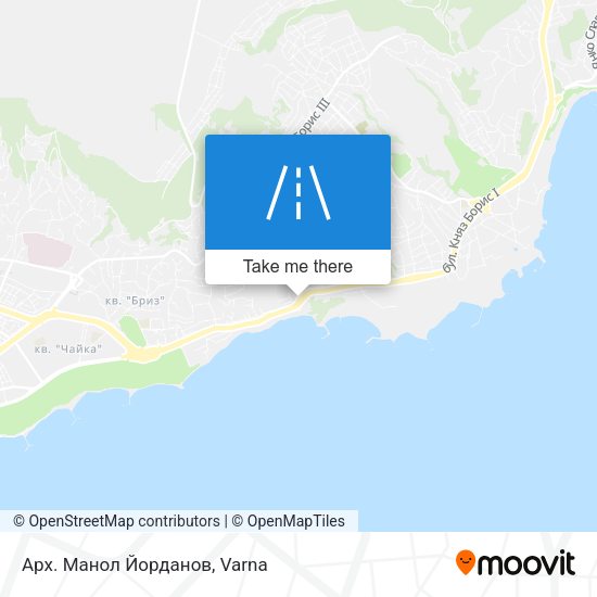 Карта Арх. Манол Йорданов