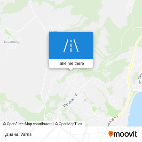 Диана map