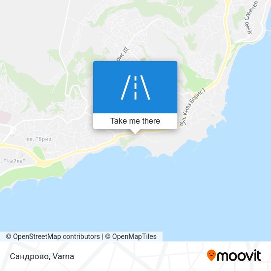 Сандрово map