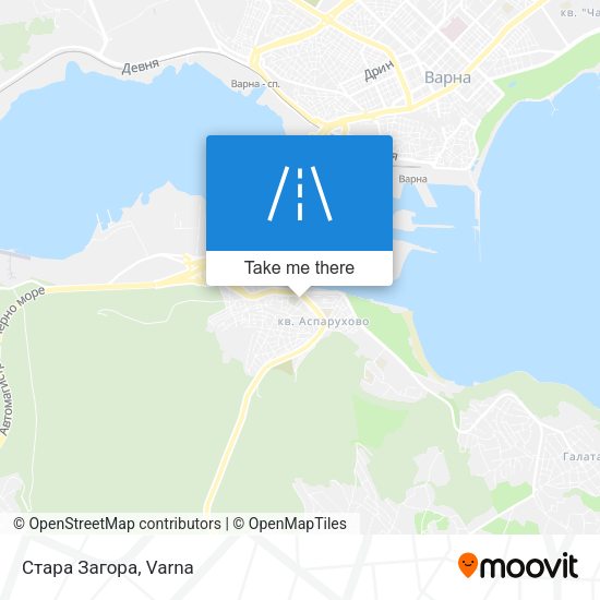 Стара Загора map