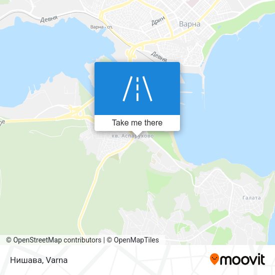 Нишава map