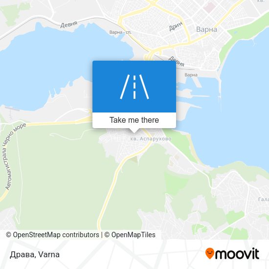Драва map