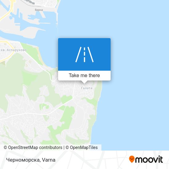 Черноморска map
