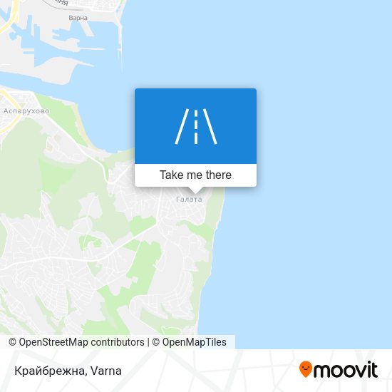Крайбрежна map