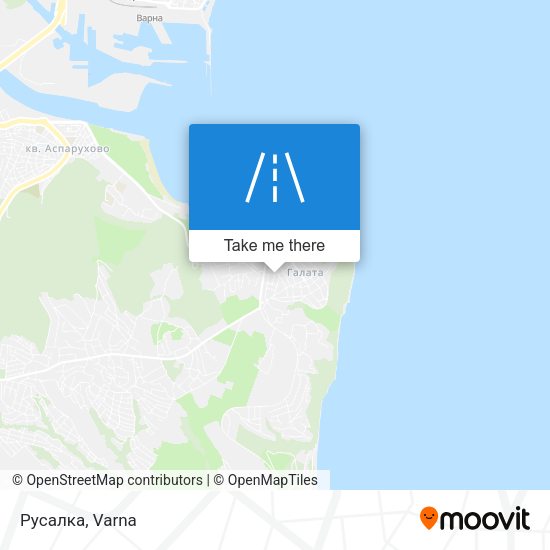 Русалка map