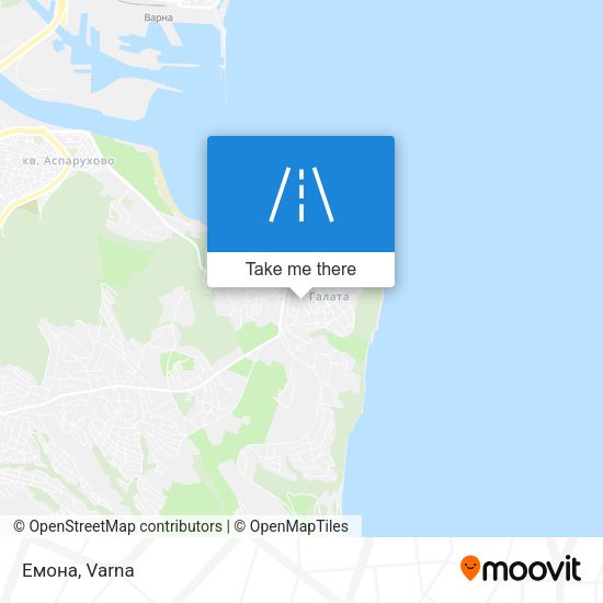 Емона map