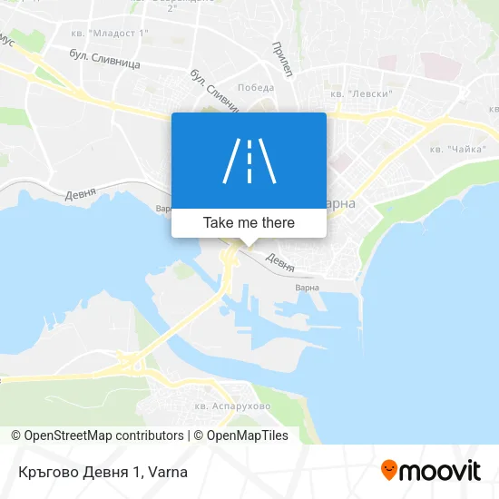 Карта Кръгово Девня 1