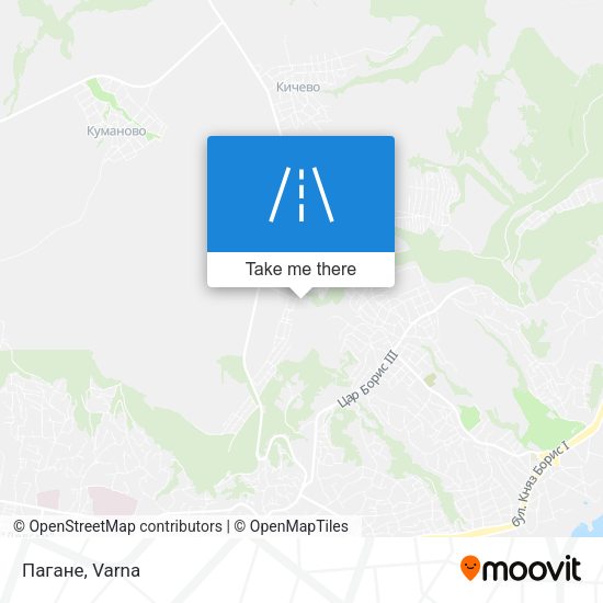 Пагане map