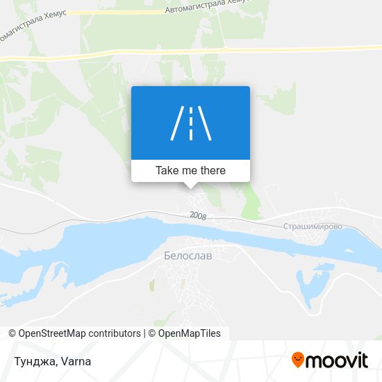 Карта Тунджа
