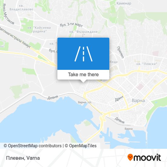 Плевен map