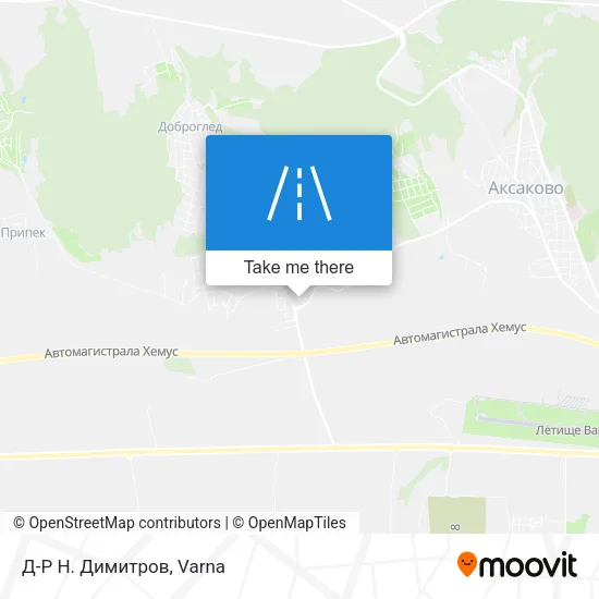 Карта Д-Р Н. Димитров