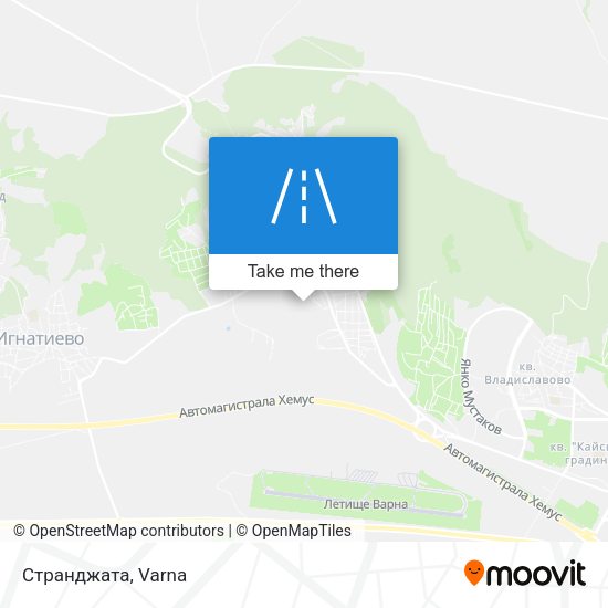 Странджата map