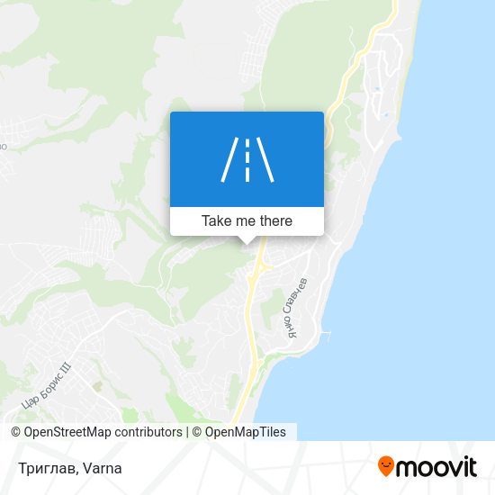 Триглав map