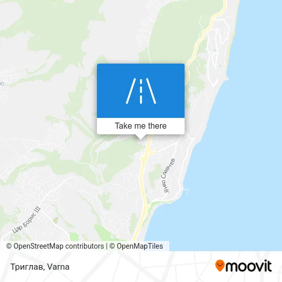 Триглав map