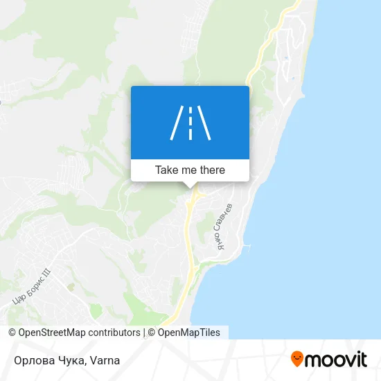 Карта Орлова Чука