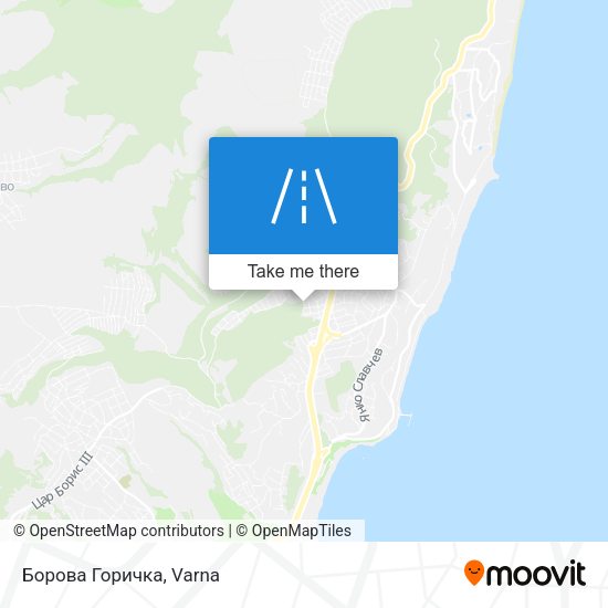 Борова Горичка map