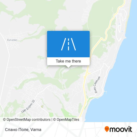 Слано Поле map