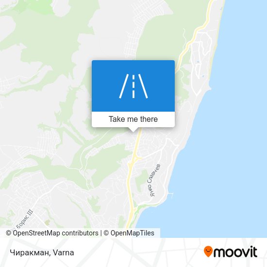 Чиракман map