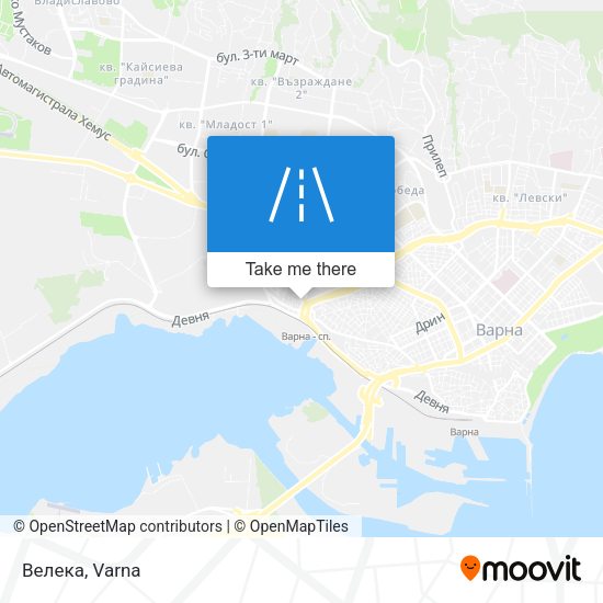 Велека map