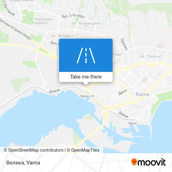 Карта Велека