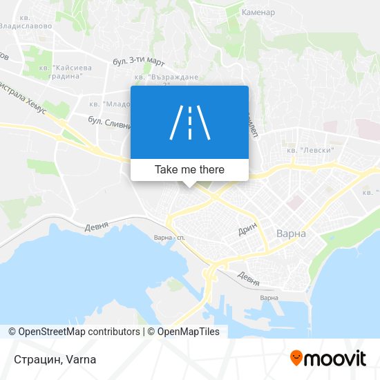 Страцин map