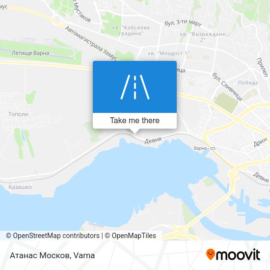 Карта Атанас Москов