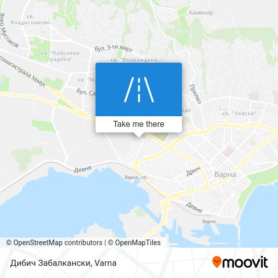 Дибич Забалкански map