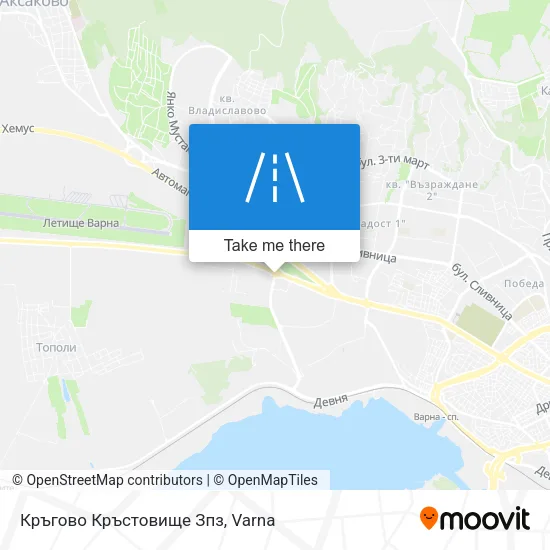 Карта Кръгово Кръстовище Зпз