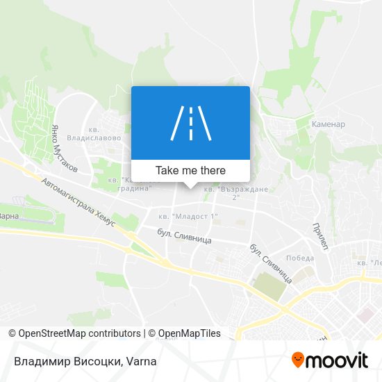 Карта Владимир Висоцки