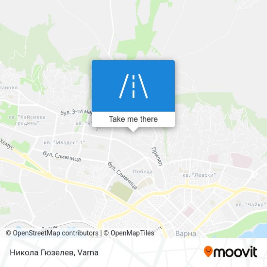 Карта Никола Гюзелев