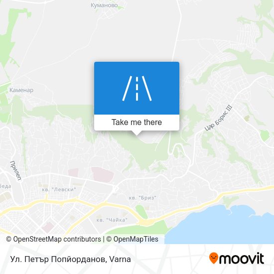 Карта Ул. Петър Попйорданов