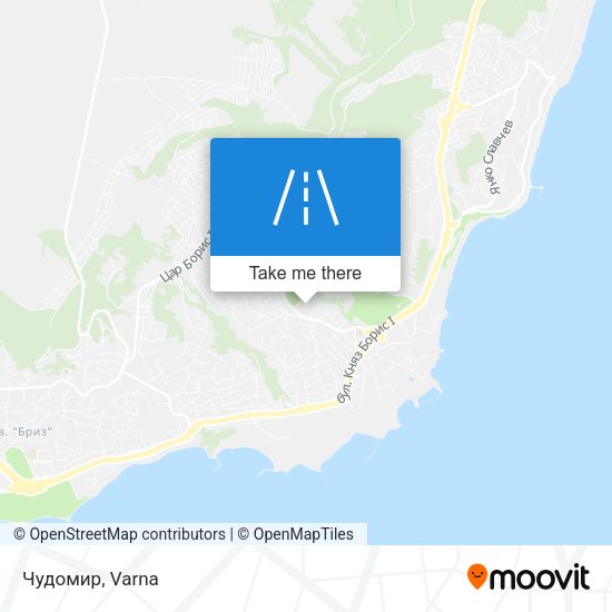 Чудомир map