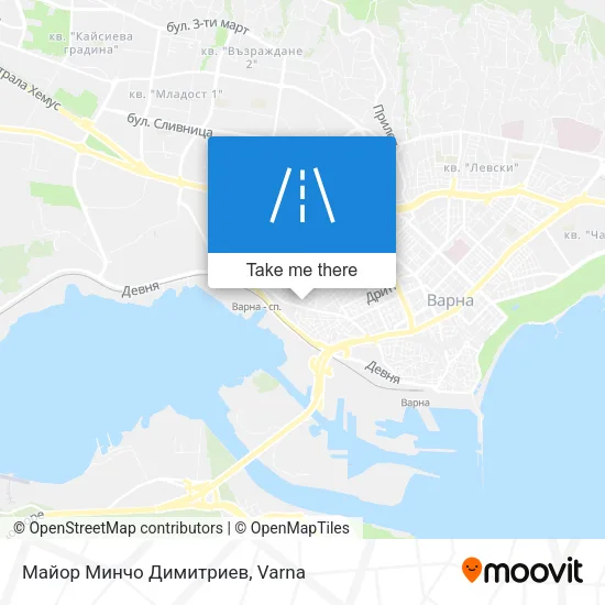 Карта Майор Минчо Димитриев