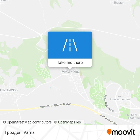 Карта Грозден